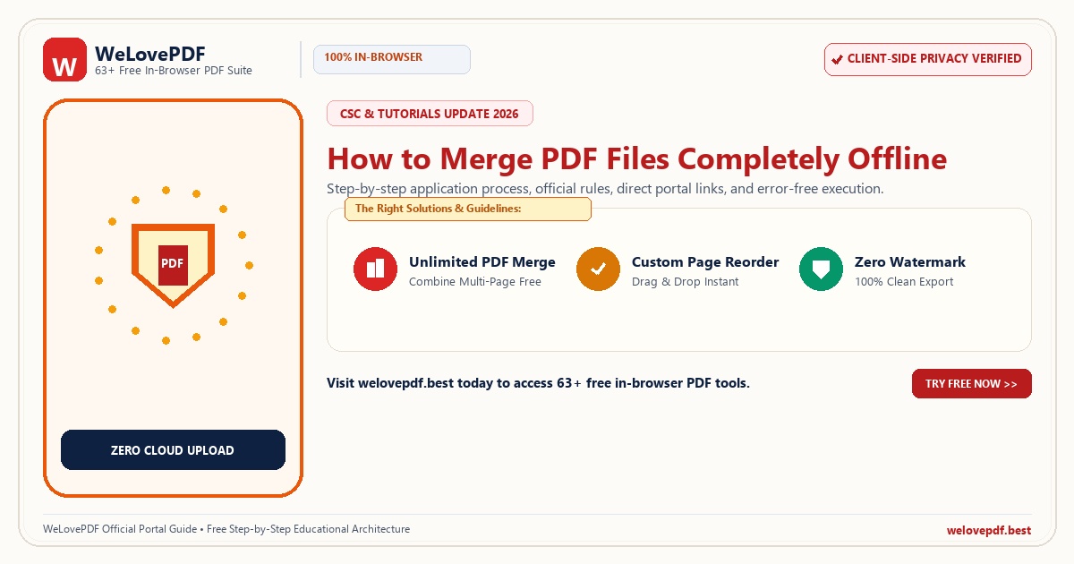How to Merge PDF Files Offline