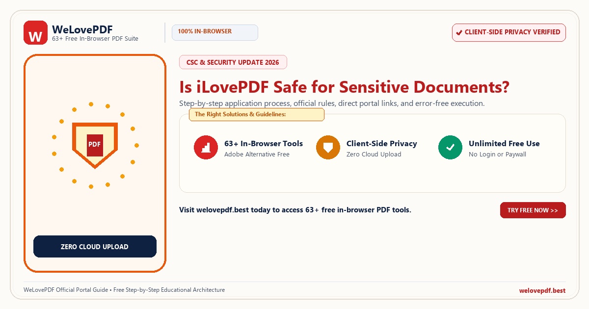Is iLovePDF Safe for Sensitive Documents?