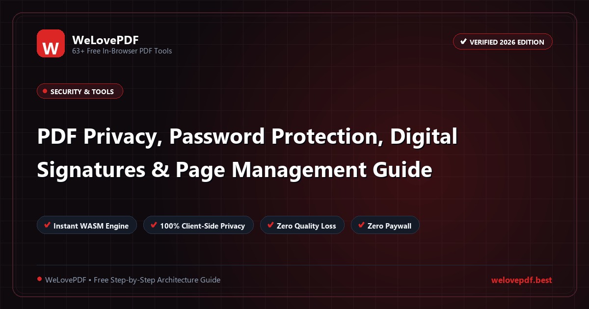 Secure PDF Documents Online 2026: Protect & Manage Files